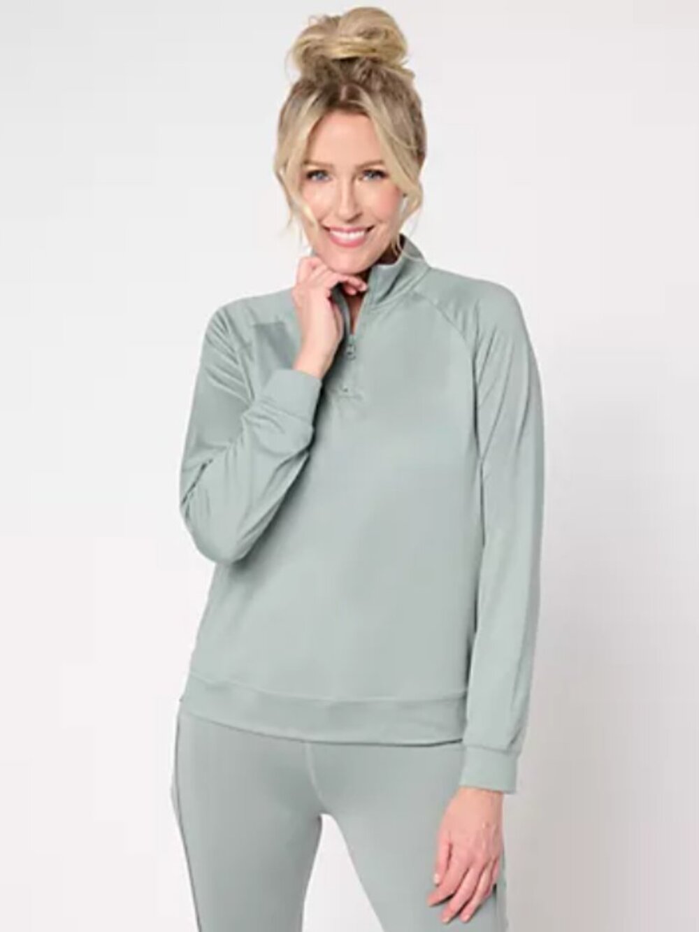Barefoot Dreams Malibu Collection Butterchic 1/2 Zip Pullover - Size M